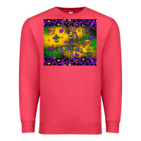 Cardinal mardi gras street lights Premium Sweatshirt - LillyAllenDesigns