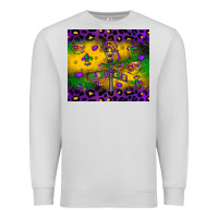 Dove Grey mardi gras street lights Premium Sweatshirt - LillyAllenDesigns
