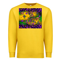 Lemon mardi gras street lights Premium Sweatshirt - LillyAllenDesigns