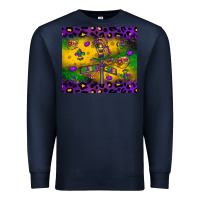 Navy mardi gras street lights Premium Sweatshirt - LillyAllenDesigns
