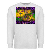 Oatmeal Heather mardi gras street lights Premium Sweatshirt - LillyAllenDesigns