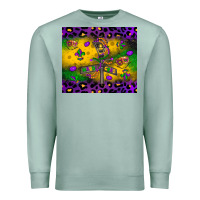 Seafoam mardi gras street lights Premium Sweatshirt - LillyAllenDesigns