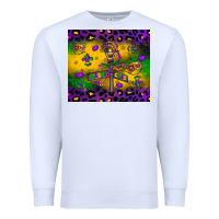White mardi gras street lights Premium Sweatshirt - LillyAllenDesigns