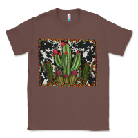 Chestnut aztec cowhide cacti Classic Tee - RanaPortraitStore