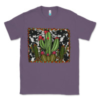 Lavender aztec cowhide cacti Classic Tee - RanaPortraitStore