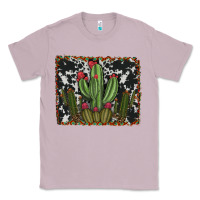 Lilac aztec cowhide cacti Classic Tee - RanaPortraitStore