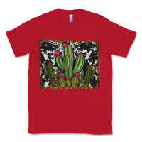 Red aztec cowhide cacti Classic Tee - RanaPortraitStore
