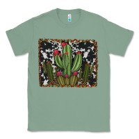 Sage aztec cowhide cacti Classic Tee - RanaPortraitStore