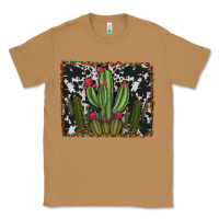 Toasted Coconut aztec cowhide cacti Classic Tee - RanaPortraitStore