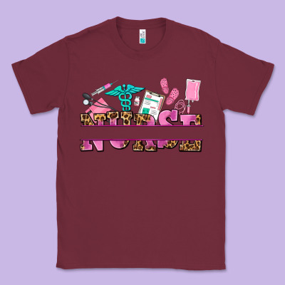 Nurse Custom Name Classic Tee Designed By Adodesignshop