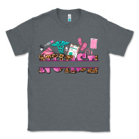 Charcoal Heather nurse custom name Classic Tee - AdoDesignShop