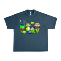 Midnight Navy tennis coffee cups Urban Heavy Tee - AdoDesignShop