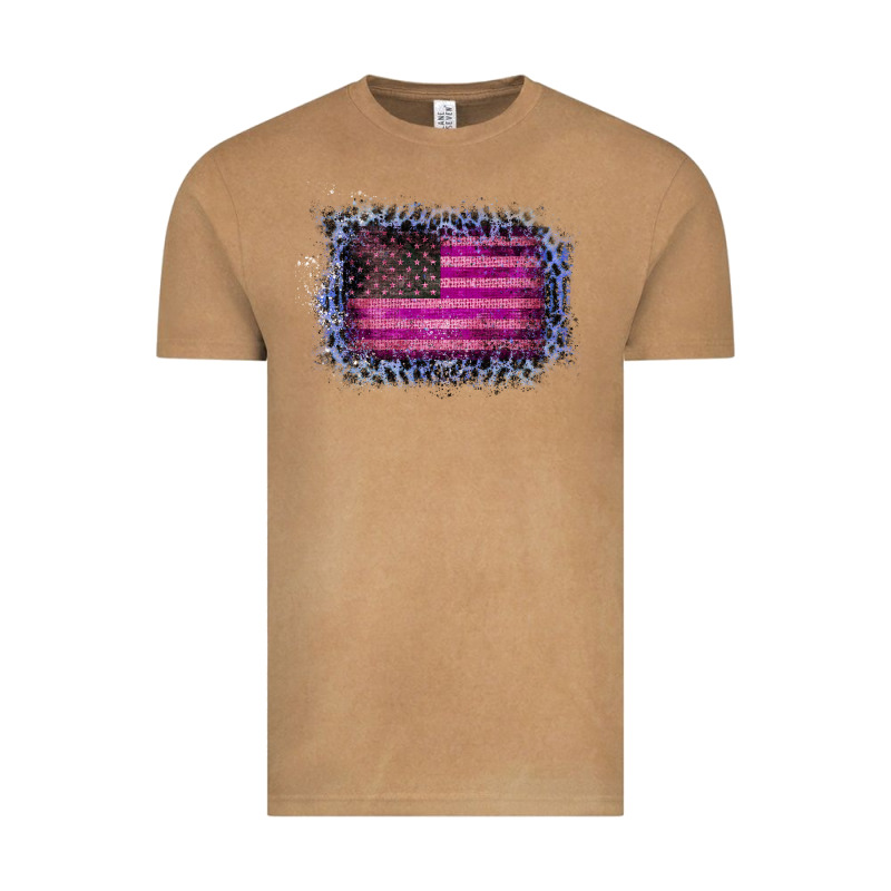 Old Leopard American Flag Vintage Tee by Bettercallsaul | Teevron