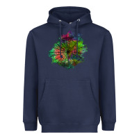 Navy halloween spider web for patches Heavyweight Hoodie - BundleAndBundleShop