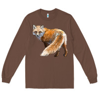 Chestnut Red Fox Long Sleeve Tee - LillyAllenDesigns