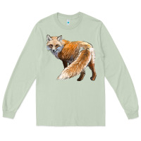 Matcha Red Fox Long Sleeve Tee - LillyAllenDesigns
