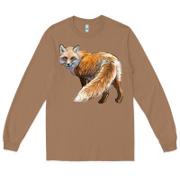 Toasted Coconut Red Fox Long Sleeve Tee - LillyAllenDesigns