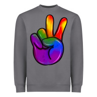 Storm pride peace hand Heavyweight Sweatshirt - JahusDesignShop