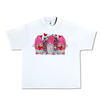 White gnomies valentines day Urban Heavy Tee - JahusDesignShop