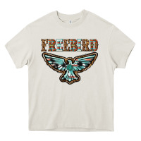 Cream thunderbird freebird Heavy Core Tee - texasbilliewilder