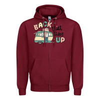 Burgundy back that thing up Zipper Hoodie - MaliasSmallBusiness