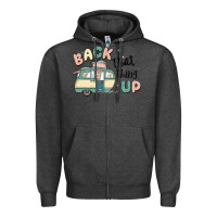 Charcoal Heather back that thing up Zipper Hoodie - MaliasSmallBusiness