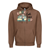 Chestnut back that thing up Zipper Hoodie - MaliasSmallBusiness