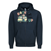 Navy back that thing up Zipper Hoodie - MaliasSmallBusiness