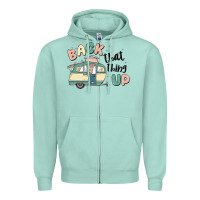 Seafoam back that thing up Zipper Hoodie - MaliasSmallBusiness