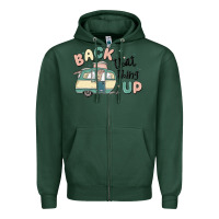 Sports Green back that thing up Zipper Hoodie - MaliasSmallBusiness