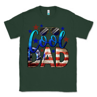 Sports Green Cool American Dad 4th of July Classic Tee - LillyAllenDesigns
