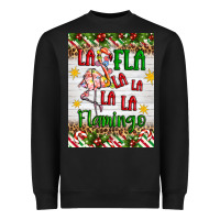 Black christmas fla la la la la la flamingo air freshener Heavyweight Sweatshirt - Artiststas