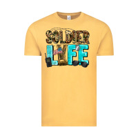 Vintage Mustard soldier  life Vintage Tee - AdoDesignShop