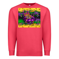 Cardinal mardi gras lips Premium Sweatshirt - LillyAllenDesigns