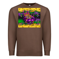 Chestnut mardi gras lips Premium Sweatshirt - LillyAllenDesigns