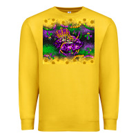 Lemon mardi gras lips Premium Sweatshirt - LillyAllenDesigns