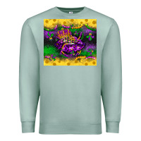 Seafoam mardi gras lips Premium Sweatshirt - LillyAllenDesigns
