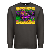 Smoke mardi gras lips Premium Sweatshirt - LillyAllenDesigns