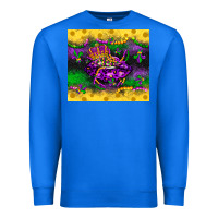 True Royal mardi gras lips Premium Sweatshirt - LillyAllenDesigns