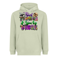 Matcha thick thighs and spooky vibes Heavyweight Hoodie - BundleAndBundleShop
