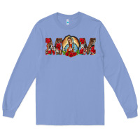 Colony Blue mom lady of guadalupe Long Sleeve Tee - BarkalooDesign