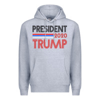 Heather Grey President 2020 Trump Premium Hoodie - Bettercallsaul
