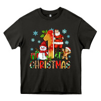 Asphalt 1st christmas santa and snowman Heavy Core Tee - Zillion Design Studio