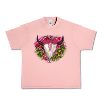 Salmon bull skull cactus valentines Urban Heavy Tee - JahusDesignShop