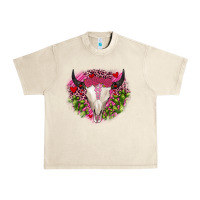 Sandshell bull skull cactus valentines Urban Heavy Tee - JahusDesignShop