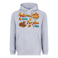 Heather Grey Autumn Skies Pumpkin Pies Heavyweight Hoodie - BundleAndBundleShop