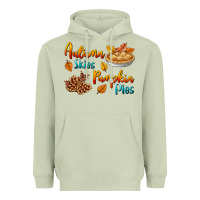 Matcha Autumn Skies Pumpkin Pies Heavyweight Hoodie - BundleAndBundleShop