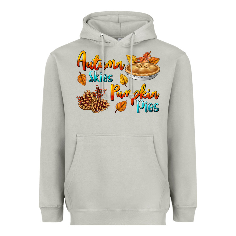 Autumn Skies Pumpkin Pies Heavyweight Hoodie by BundleAndBundleShop | Teevron