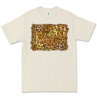 Bone handdrawn leopard pattern yellow Premium Tee - BarkalooDesign