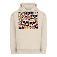 Pigment French Oak cinco de mayo skull Urban Hoodie - CowGirlArtShop